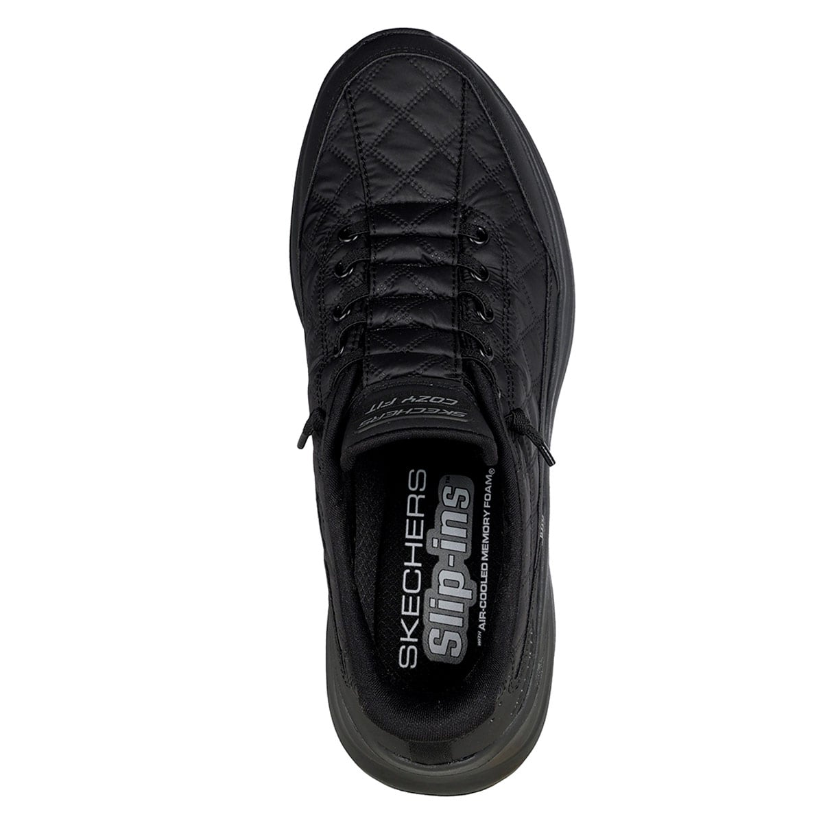 ZAPATILLAS HOMBRE SKECHERS CASUALES NEGRO SLIP-INS COZY FIT - 4