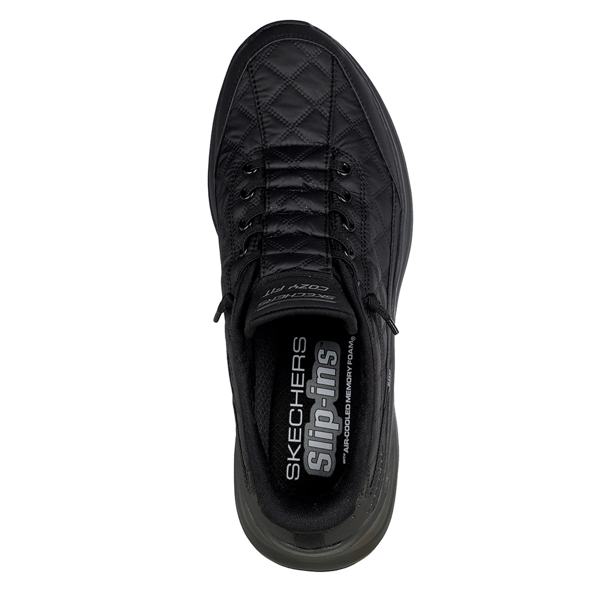ZAPATILLAS HOMBRE SKECHERS CASUALES NEGRO SLIP-INS COZY FIT - 4