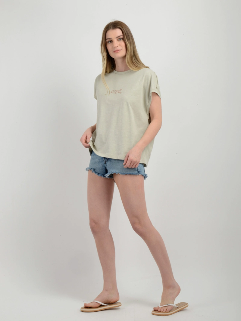 POLERA MUJER O'NEILL ALGODÓN MANGA CORTA - 1