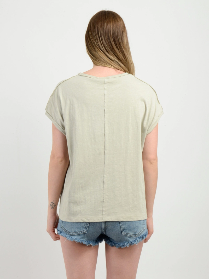 POLERA MUJER O'NEILL ALGODÓN MANGA CORTA - 4
