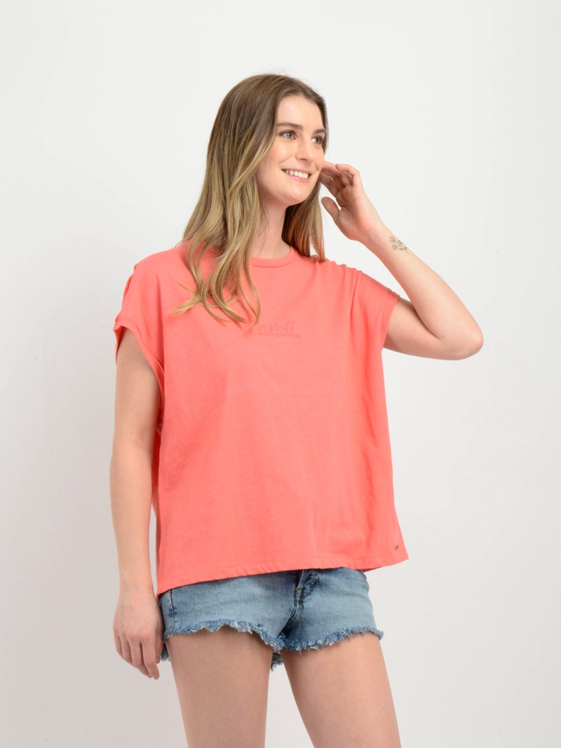 POLERA MUJER O'NEILL ALGODÓN MANGA CORTA - 3
