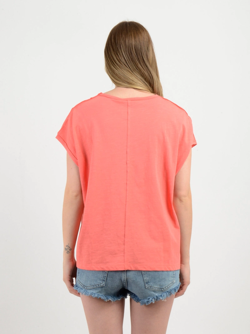 POLERA MUJER O'NEILL ALGODÓN MANGA CORTA - 4