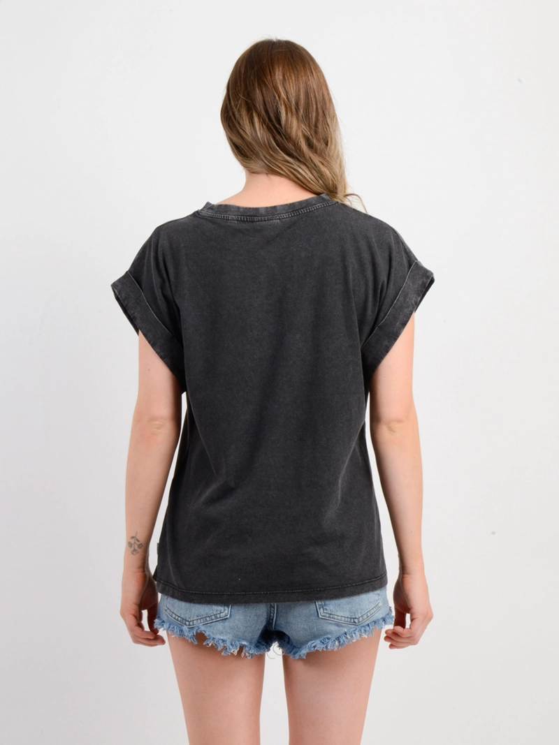 POLERA MUJER O'NEILL ALGODÓN MANGA CORTA - 4