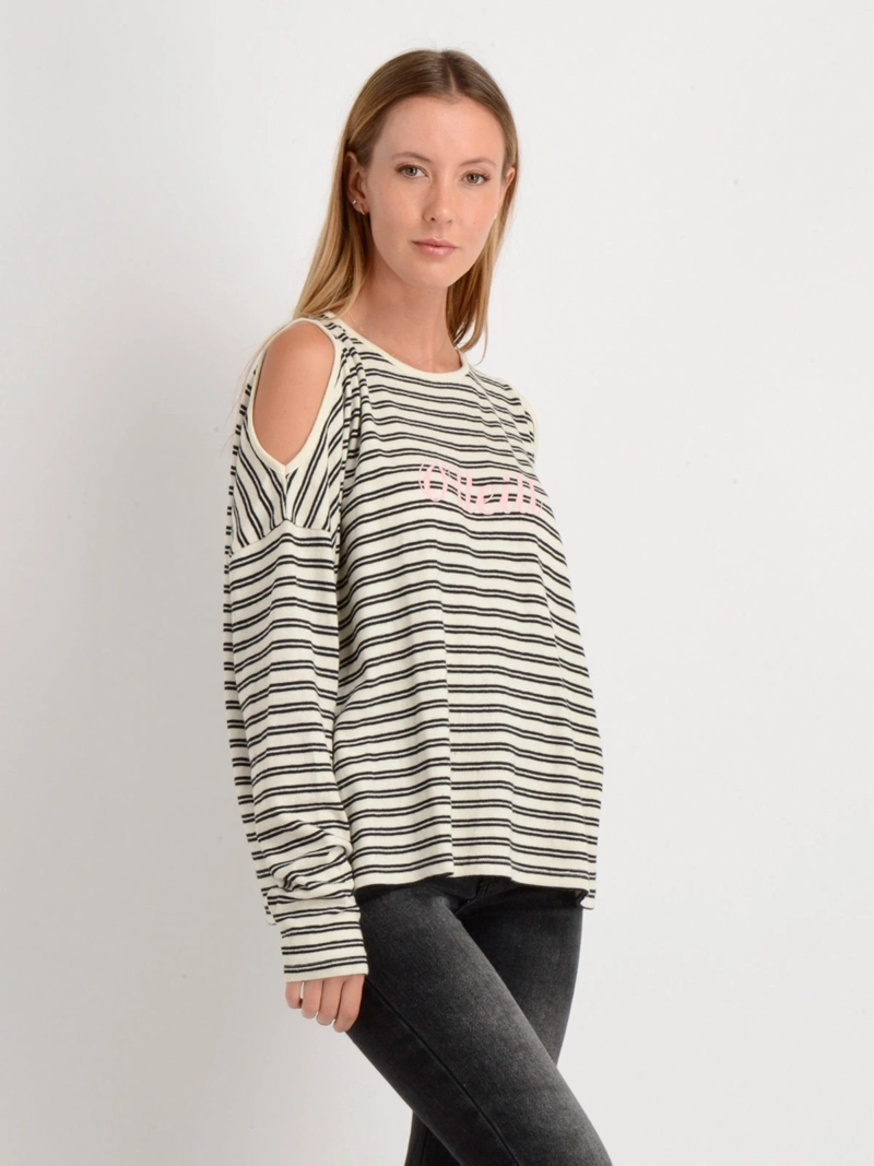 POLERA MUJER O'NEILL ALGODÓN MANGA LARGA - 3