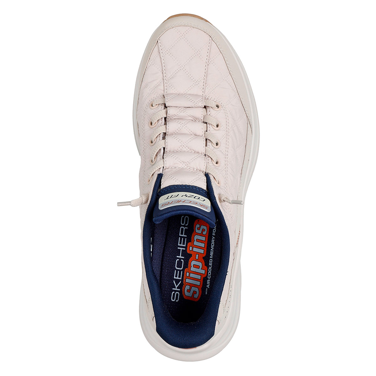 ZAPATILLAS HOMBRE SKECHERS CASUALES BEIGE CONTOUR FOAM - 4