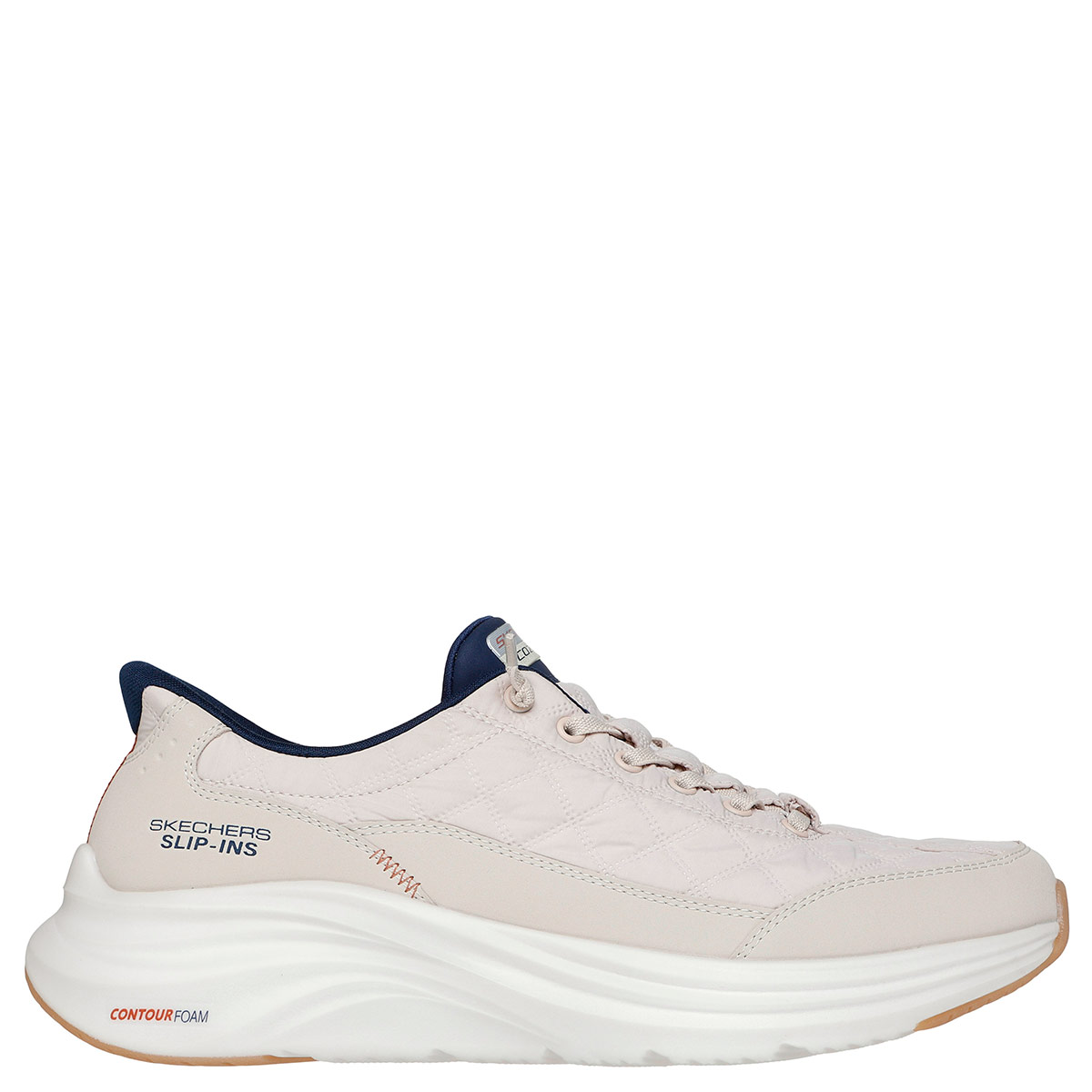 ZAPATILLAS HOMBRE SKECHERS CASUALES BEIGE CONTOUR FOAM - 1