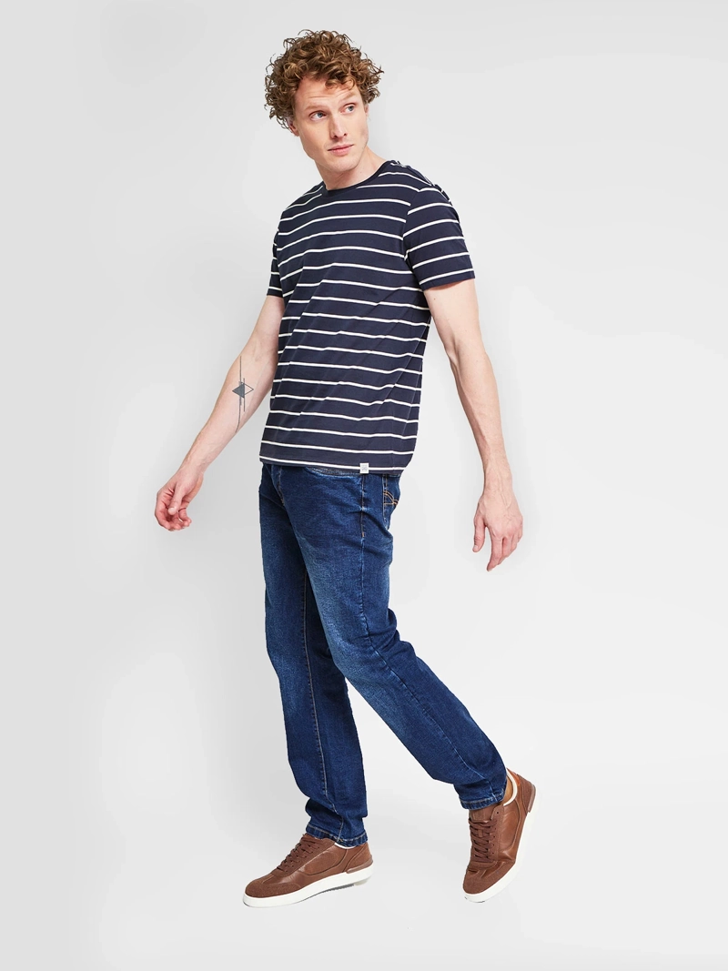 POLERA HOMBRE REGATTA ALGODÓN CUELLO REDONDO MANGA CORTA - 4