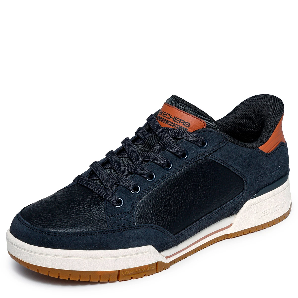 ZAPATILLAS HOMBRE SKECHERS CASUAL NEGRO RECOIL - 4