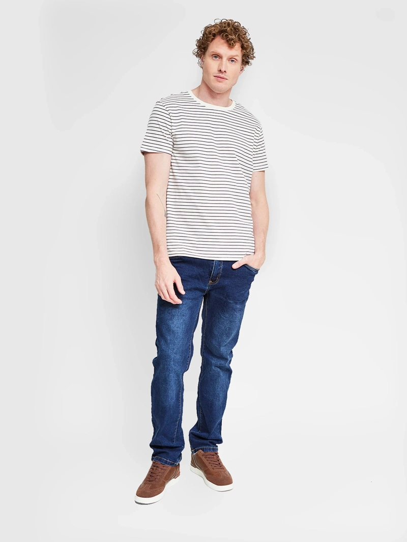 POLERA HOMBRE REGATTA ALGODÓN CUELLO REDONDO MANGA CORTA - 4