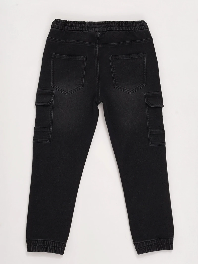 JEANS NIÑO HARVEST JOGGER CINTURA ELASTICADA - 4