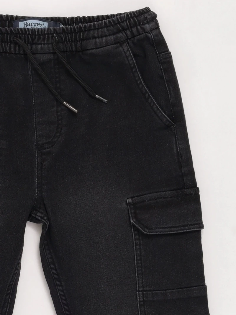 JEANS NIÑO HARVEST JOGGER CINTURA ELASTICADA - 5