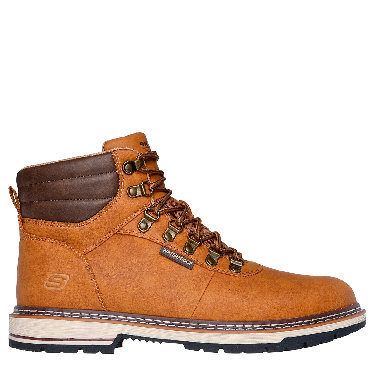 BOTINES HOMBRE SKECHERS CASUAL CAFÉ CORADO - 1