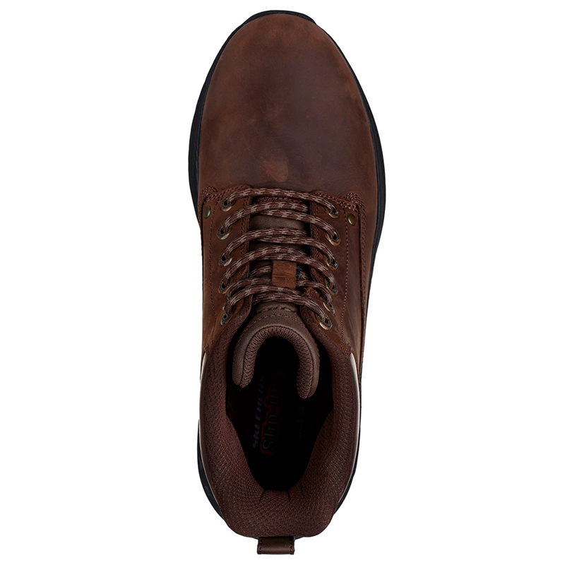 BOTINES HOMBRE SKECHERS CAFÉ POLLARD  - 4