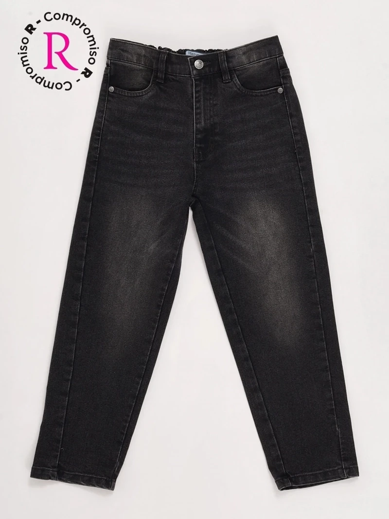 JEANS NIÑO HARVEST BAGGY CINTURA SEMIELASTICADA - 3