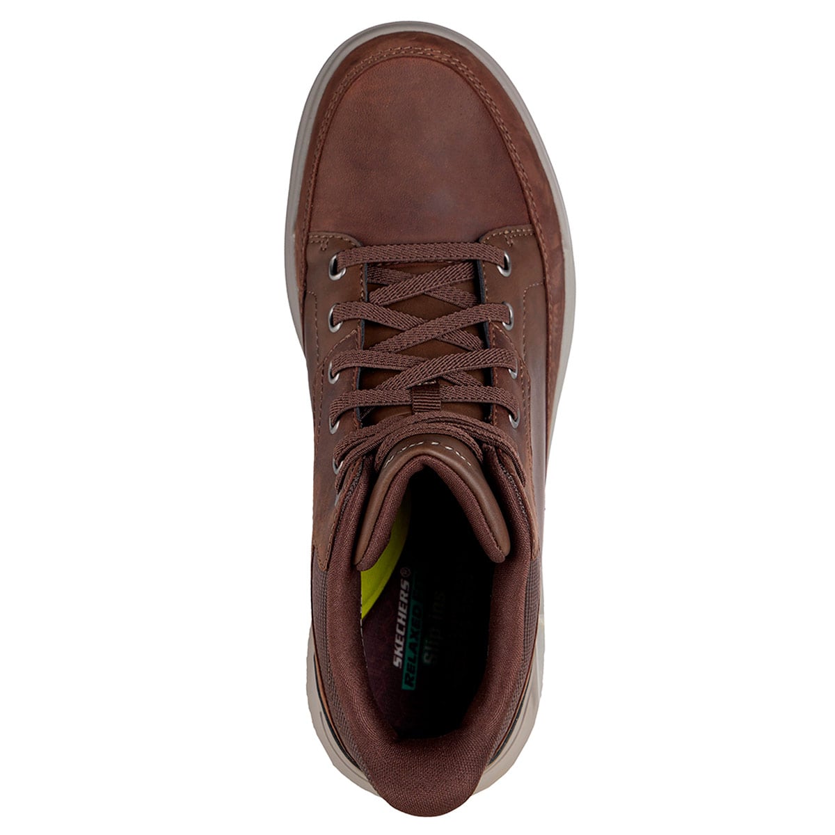 BOTINES HOMBRE SKECHERS CAFÉ STERLING - 4