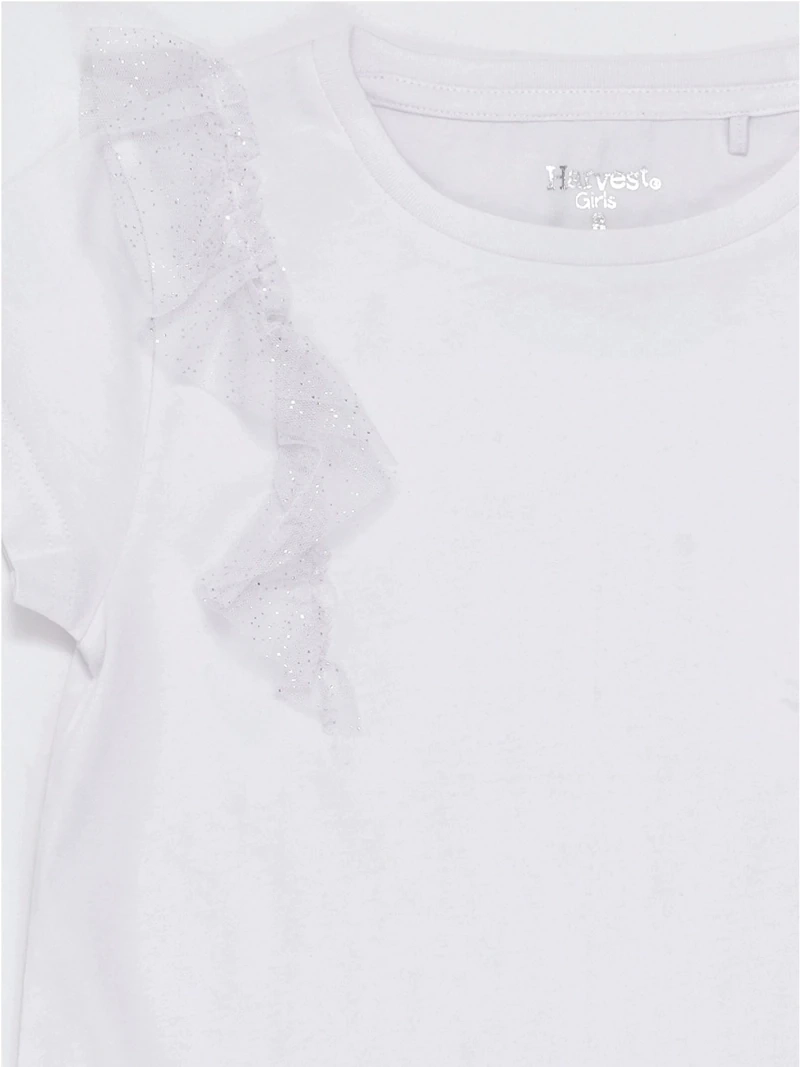 POLERA MANGA CORTA NIÑA HARVEST TULLE - 5