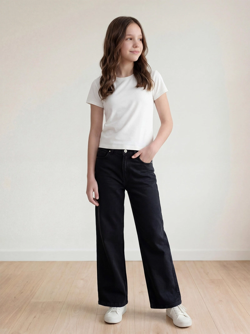 JEANS WIDE FIT NIÑA INDEX TEEN BASIC - 1