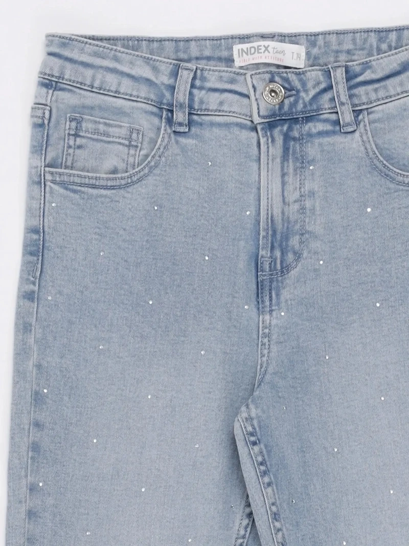 JEANS NIÑA INDEX TEEN STRASS - 5