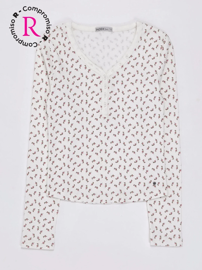 POLERA MANGA LARGA NIÑA INDEX TEEN  - 3
