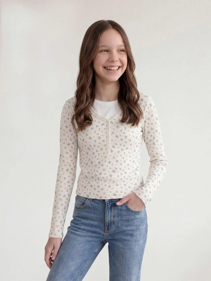 INDEX TEEN POLERA MANGA LARGA NIÑA INDEX TEEN