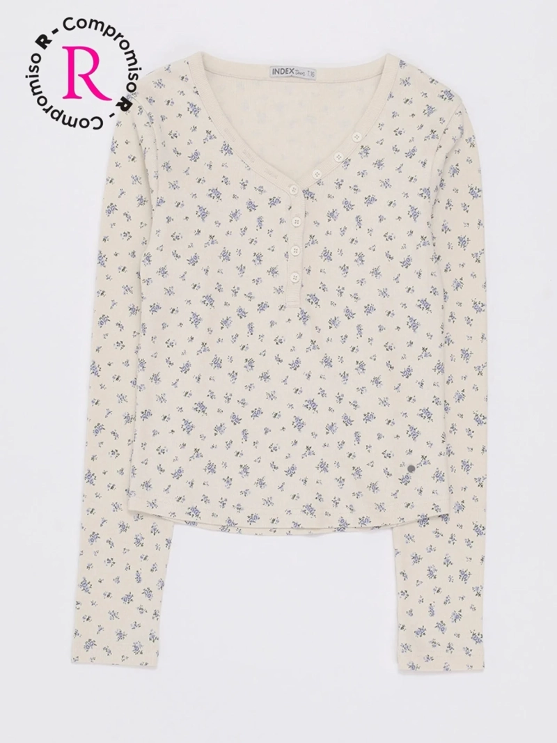 POLERA MANGA LARGA NIÑA INDEX TEEN  - 3