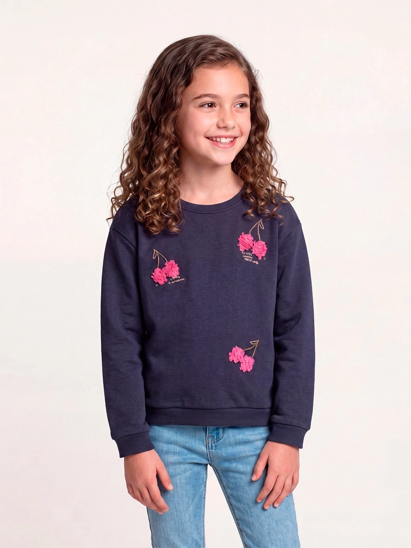 POLERÓN NIÑA HARVEST APLICACIÓN PÉTALOS - 1