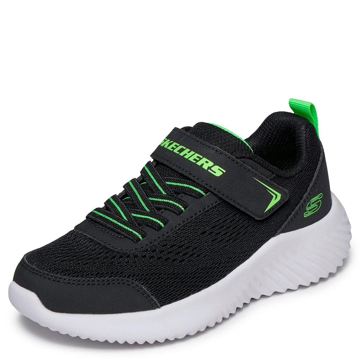 ZAPATILLAS NIÑO SKECHERS CASUALES NEGRO BOUNDER - 3