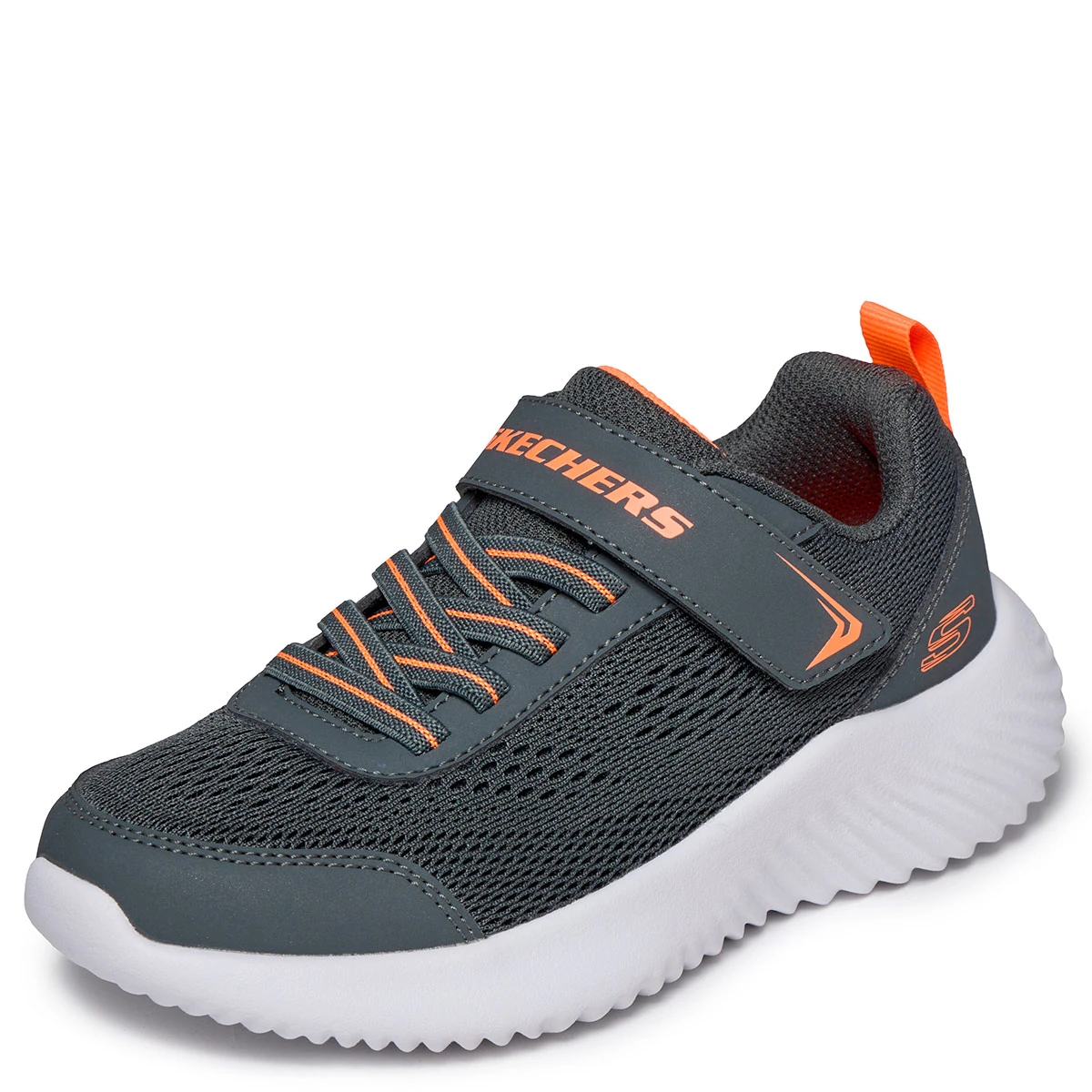 ZAPATILLAS NIÑO SKECHERS CASUALES GRIS BOUNDER - 3