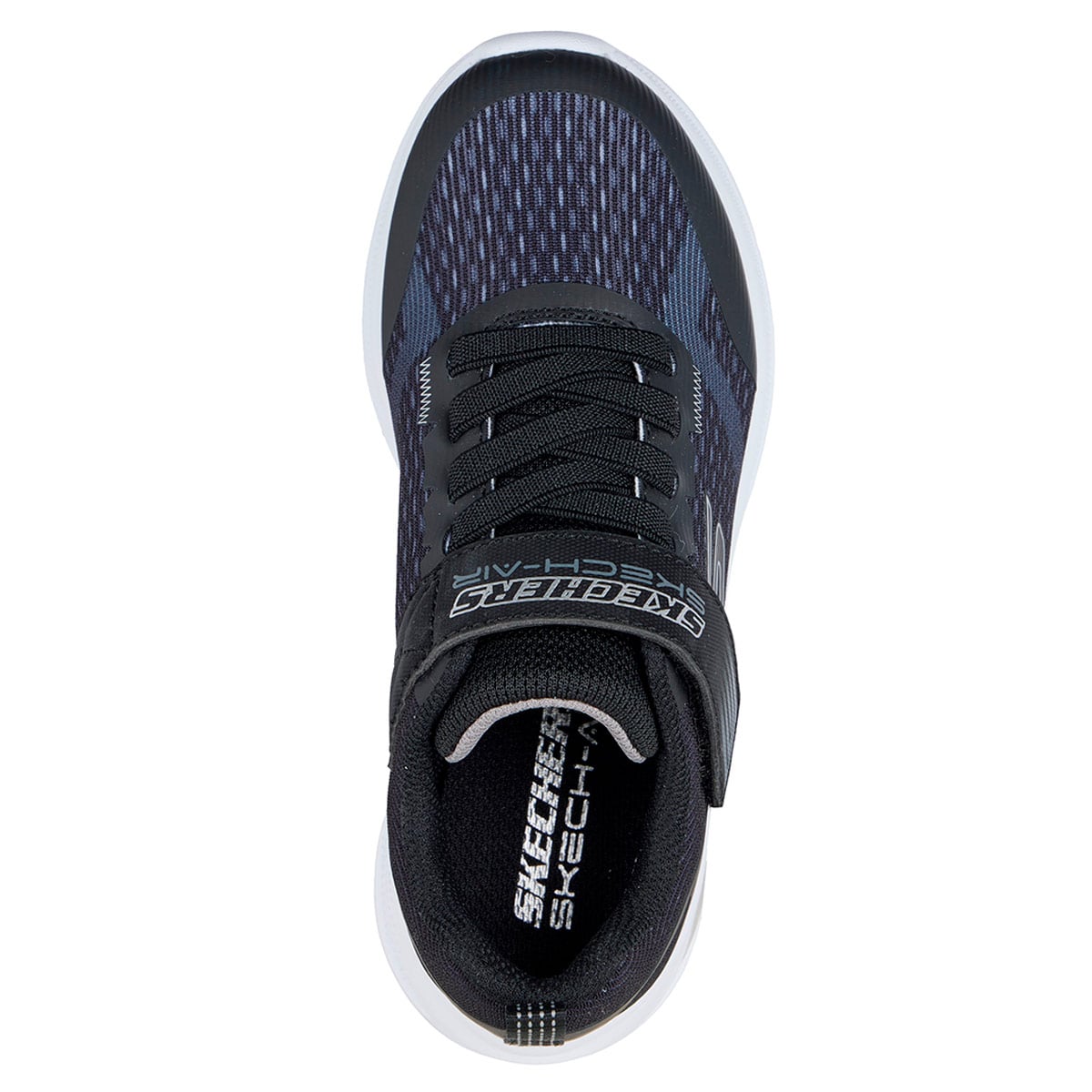ZAPATILLAS NIÑO SKECHERS CASUALES NEGRO MICROSPEC MAX ADVANCE - 5