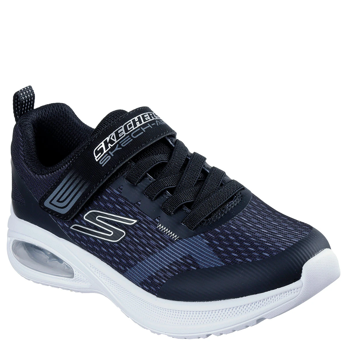 ZAPATILLAS NIÑO SKECHERS CASUALES NEGRO MICROSPEC MAX ADVANCE - 2