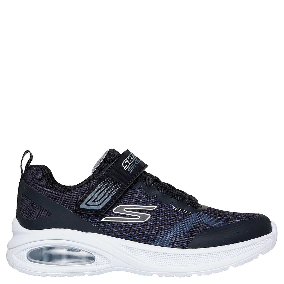 ZAPATILLAS NIÑO SKECHERS CASUALES NEGRO MICROSPEC MAX ADVANCE - 1