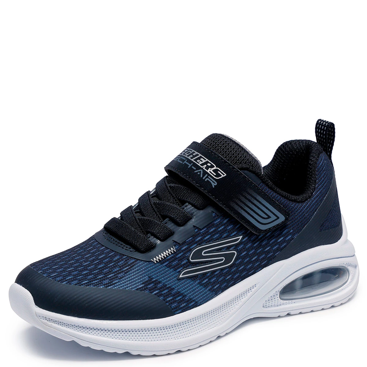 ZAPATILLAS NIÑO SKECHERS CASUALES NEGRO MICROSPEC MAX ADVANCE - 3