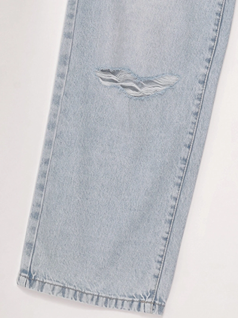 JEANS NIÑA INDEX TEEN ALGODÓN WIDE RASGADO - 5