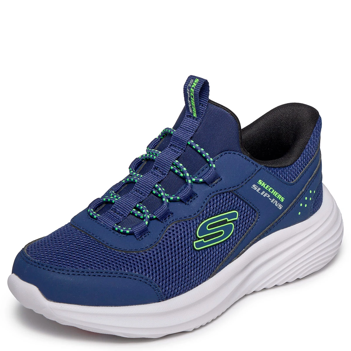 ZAPATILLAS NIÑO SKECHERS CASUALES AZUL MARINO BOUNDER PRO - 3