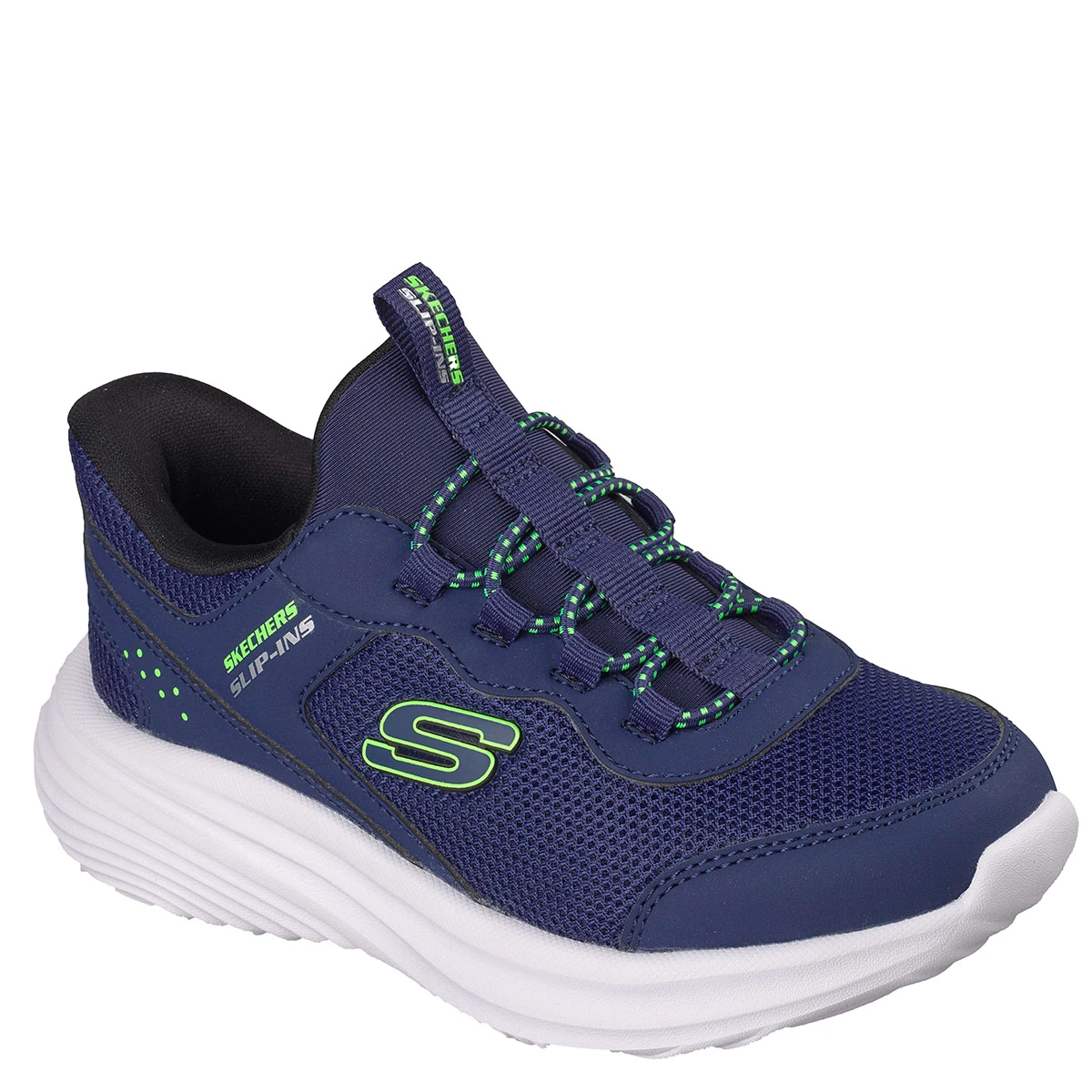 ZAPATILLAS NIÑO SKECHERS CASUALES AZUL MARINO BOUNDER PRO - 2