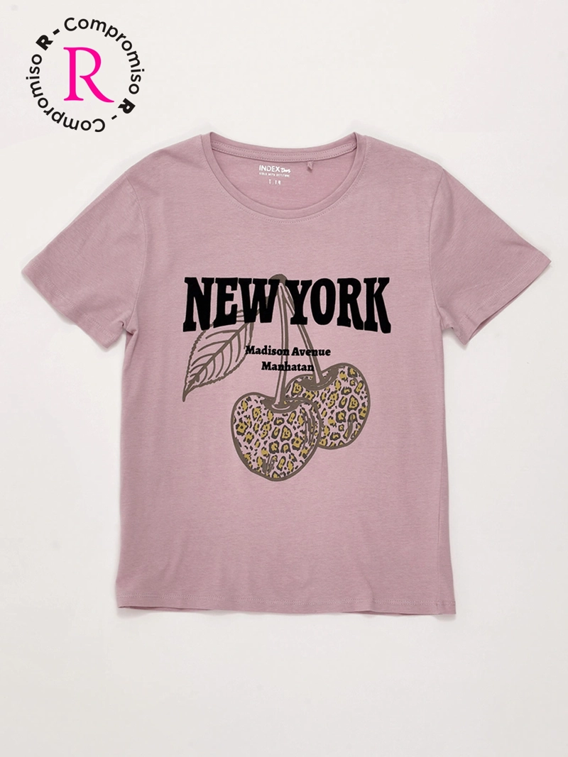 POLERA NIÑA INDEX TEEN ALGODÓN MANGA CORTA PRINT - 3