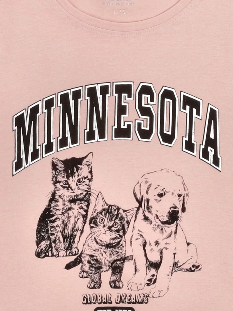POLERA NIÑA INDEX TEEN ALGODÓN MANGA CORTA PRINT - 5