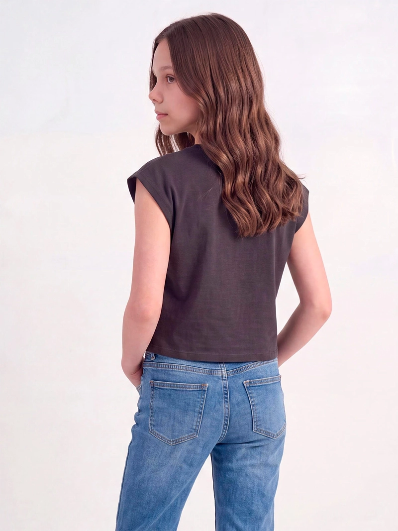 POLERA NIÑA INDEX TEEN MANGA CORTA LENTEJUELAS - 2