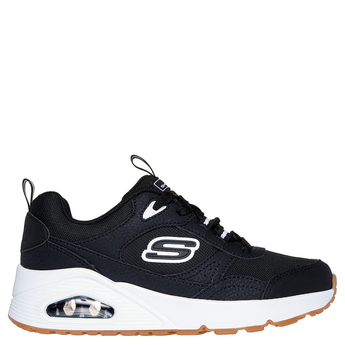 ZAPATILLAS NIÑO SKECHERS CASUALES NEGRO UNO - 1
