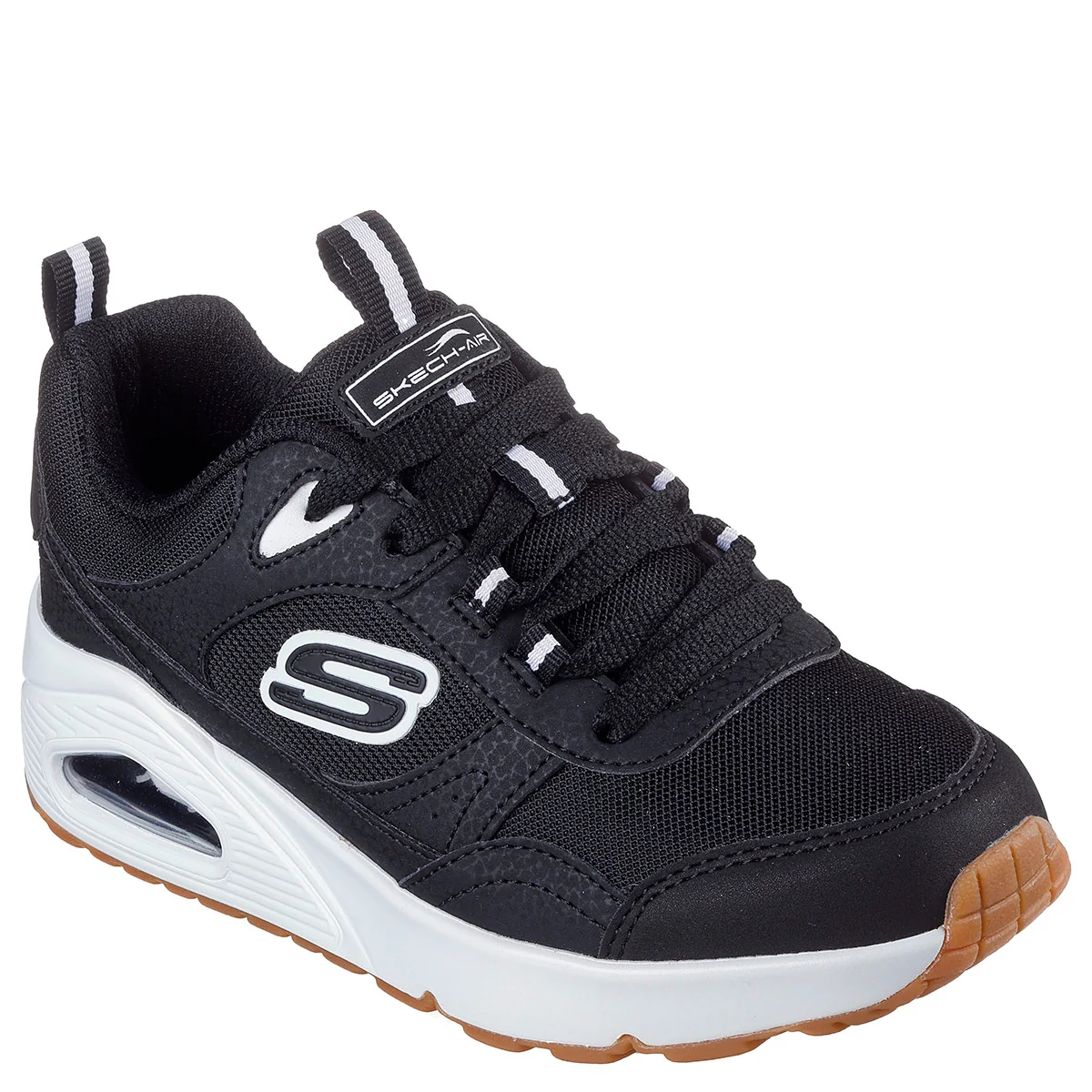 ZAPATILLAS NIÑO SKECHERS CASUALES NEGRO UNO - 2