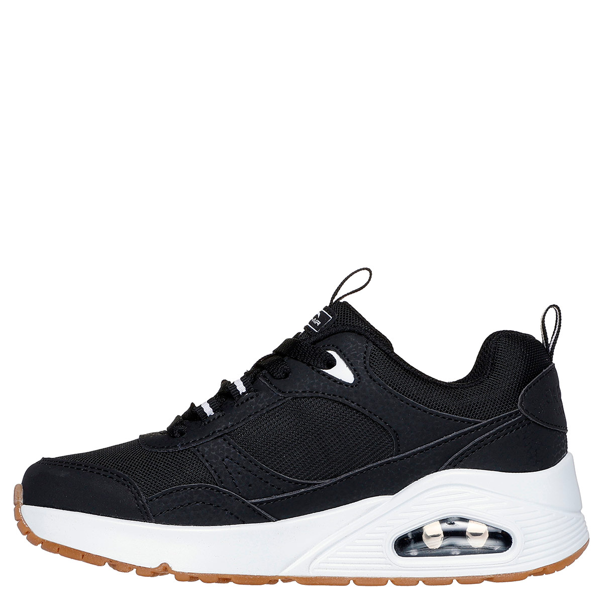 ZAPATILLAS NIÑO SKECHERS CASUALES NEGRO UNO - 3