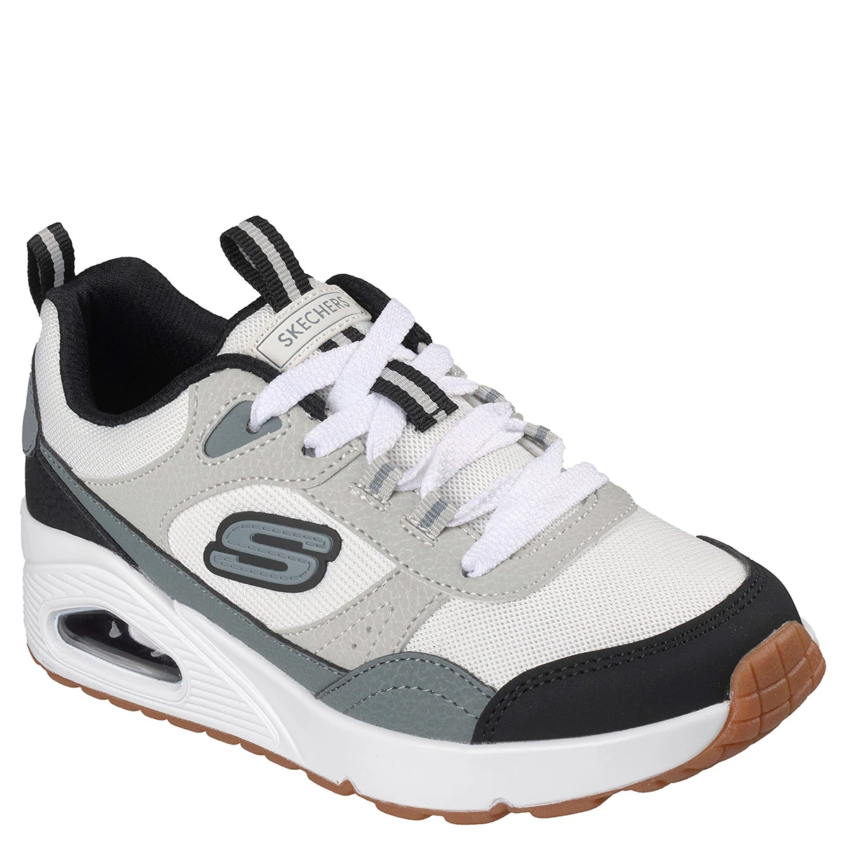 ZAPATILLAS NIÑO SKECHERS CASUALES BLANCO UNO - 2