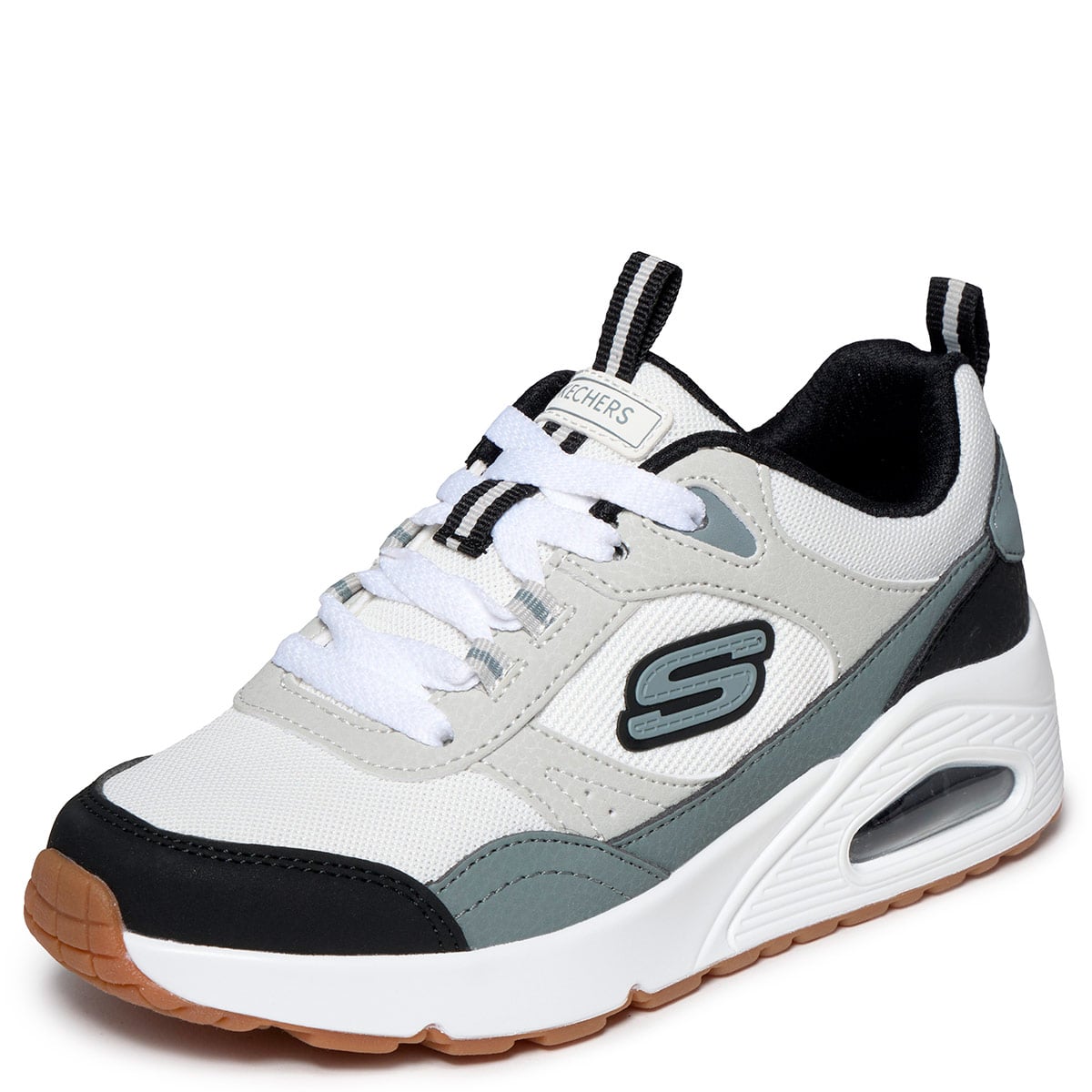 ZAPATILLAS NIÑO SKECHERS CASUALES BLANCO UNO - 3