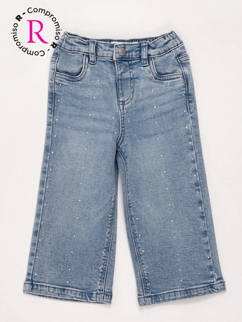 JEANS NIÑA BABY HARVEST ALGODÓN RECTO BRILLOS - 3