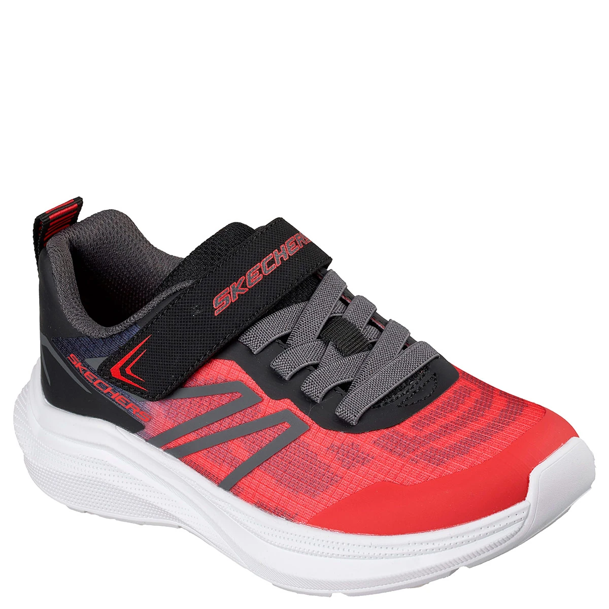 ZAPATILLAS NIÑO SKECHERS CASUALES ROJO MICROSPEC VELOCITY - 2