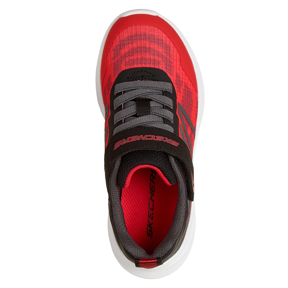 ZAPATILLAS NIÑO SKECHERS CASUALES ROJO MICROSPEC VELOCITY - 4