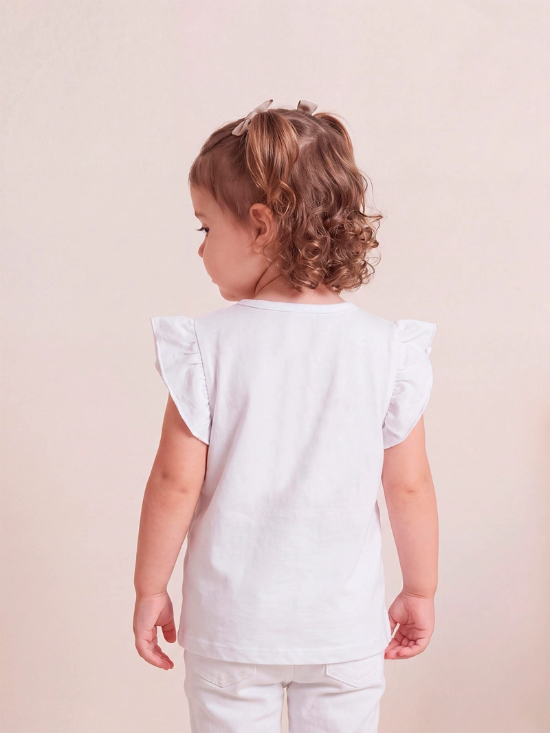 POLERA BEBÉ NIÑA BABY HARVEST MANGA CORTA ALGODÓN - 2