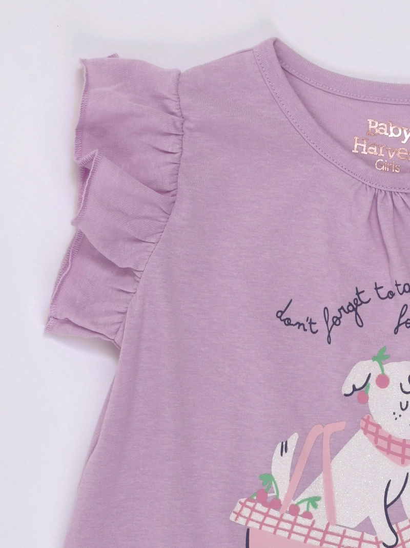 POLERA BEBÉ NIÑA BABY HARVEST MANGA CORTA ALGODÓN - 3