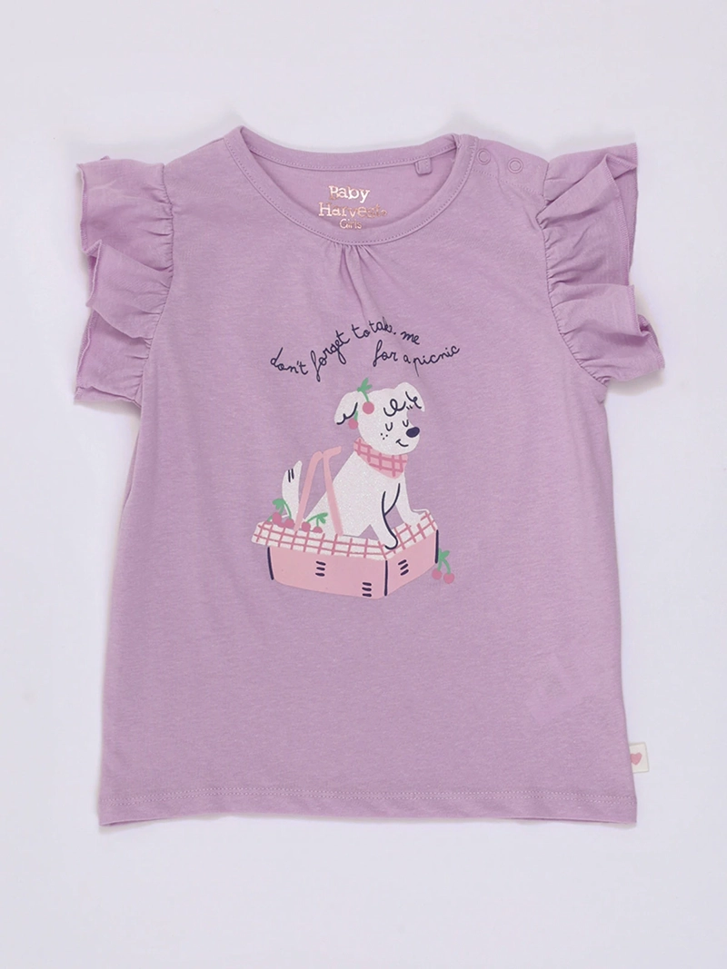 POLERA BEBÉ NIÑA BABY HARVEST MANGA CORTA ALGODÓN