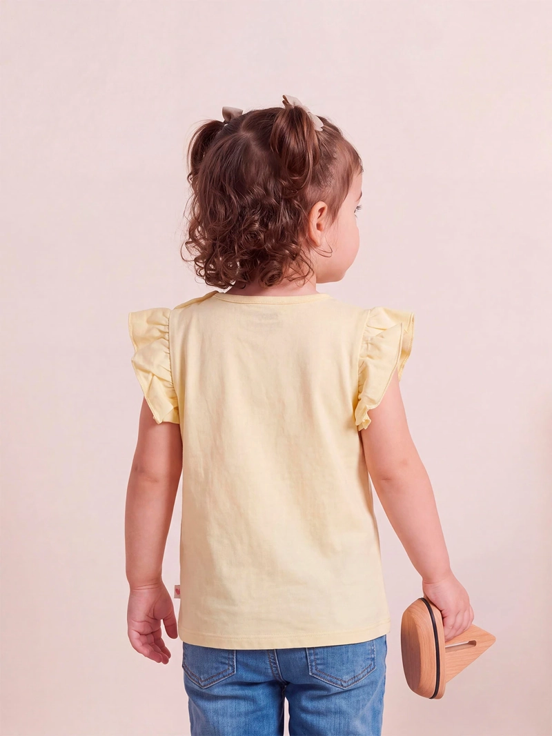 POLERA BEBÉ NIÑA BABY HARVEST MANGA CORTA ALGODÓN - 2